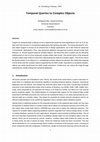 Research paper thumbnail of Temporal Queries to Complex Objects