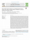 Research paper thumbnail of Forest carbon incentive programs for non-industrial private forests in Oregon (USA): Impacts of program design on willingness to enroll and landscape-scale program outcomes