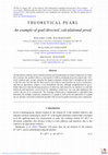 Research paper thumbnail of An example of goal-directed, calculational proof