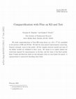 Research paper thumbnail of Compactification with flux on K3 and tori