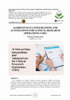 Research paper thumbnail of AI-DRIVEN DATA INTEGRATIONS AND AUTOMATIONS FOR CLINICAL RESEARCH OPERATIONS (CRO