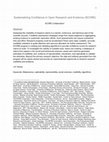 Research paper thumbnail of Systematizing Confidence in Open Research and Evidence (SCORE)
