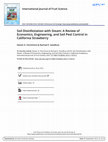 Research paper thumbnail of Soil Disinfestation with Steam: A Review of Economics, Engineering, and Soil Pest Control in California Strawberry