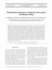 Research paper thumbnail of Physiological ageing in a temperate and a polar swimming scallop