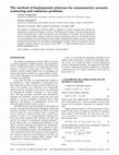 Research paper thumbnail of The method of fundamental solutions for axisymmetric acoustic scattering and radiation problems