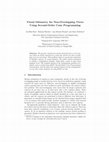 Research paper thumbnail of Visual Odometry for Non-overlapping Views Using Second-Order Cone Programming