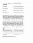 Research paper thumbnail of Use of OR Systems in the Chilean Forest Industries