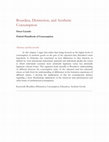 Research paper thumbnail of Bourdieu, Distinction, and Aesthetic Consumption
