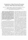 Research paper thumbnail of Computation of Rate-Distortion-Perception Functions With Wasserstein Barycenter