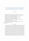 Research paper thumbnail of The Pythagorean Comma; The Unified Harmonic Models Link to Unification
