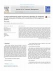 Research paper thumbnail of A robust mathematical model and heuristic algorithms for integrated aircraft routing and scheduling, with consideration of fleet assignment problem