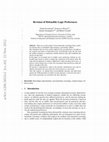 Research paper thumbnail of Revision of Defeasible Logic Preferences