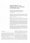 Research paper thumbnail of DR-CONTRACT: an architecture for e-contracts in defeasible logic