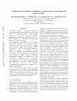 Research paper thumbnail of Unlimited Vocabulary Grapheme to Phoneme Conversion for Korean TTS