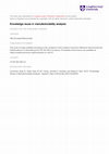 Research paper thumbnail of Knowledge reuse in manufacturability analysis