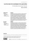 Research paper thumbnail of Las tres olas de la sociología de los genocidios