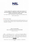 Research paper thumbnail of A New Method for Qualitative Multi-scale Analysis of Bacterial Biofilms on Filamentous Fungal Colonies Using Confocal and Electron Microscopy