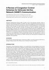 Research paper thumbnail of A Review of Congestion Control Schemes for Vehicular Ad-Hoc Network (VANET) Communication