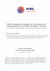 Research paper thumbnail of Effet du changement climatique sur les mécanismes de retrait-gonflement et la stabilité des digues et barrages