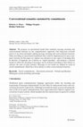 Research paper thumbnail of Conversational semantics sustained by commitments