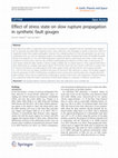 Research paper thumbnail of Effect of stress state on slow rupture propagation in synthetic fault gouges