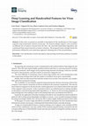 Research paper thumbnail of Deep Learning and Handcrafted Features for Virus Image Classification