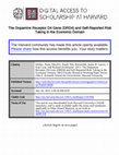 Research paper thumbnail of The Dopamine Receptor D4 Gene (DRD4) and Self-Reported Risk Taking in the Economic Domain