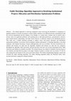 Research paper thumbnail of Stable Matching Algorithm Approach to Resolving Institutional Projects Allocation and Distribution Optimization Problems