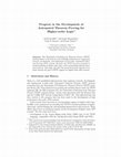Research paper thumbnail of Progress in the Development of Automated Theorem Proving for Higher-Order Logic