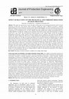 Research paper thumbnail of Effect of Heat Input on the Mechanical and Corrosion Behaviour of Smaw Mild Steel