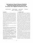 Research paper thumbnail of Heterogeneous reactive systems modeling