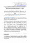 Research paper thumbnail of The Role of Organizational Structure Factor in Shaping Corporate Strategic Decisions during the COVID-19 Crisis in Lebanon
