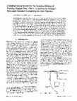 Research paper thumbnail of A mathematical model for the solution mining of primary copper ore: Part I. leaching by oxygen-saturated solution containing no gas bubbles