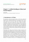 Research paper thumbnail of Artificial Intelligence Ethical and Societal Impacts