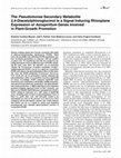 Research paper thumbnail of The <i>Pseudomonas</i> Secondary Metabolite 2,4-Diacetylphloroglucinol Is a Signal Inducing Rhizoplane Expression of <i>Azospirillum</i> Genes Involved in Plant-Growth Promotion