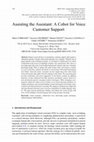 Research paper thumbnail of Assisting the Assistant: A Cobot for Voice Customer Support