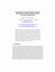Research paper thumbnail of Self-adjusting transmission range control of mobile hosts in ad hoc wireless networks for stable communication