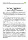 Research paper thumbnail of The Liminality of Adolescence Becoming an Adult from the Point of View of the Theory of the Rite of Passage