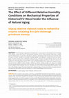 Research paper thumbnail of The Effect of Different Relative Humidity Conditions on Mechanical Properties of Historical Fir Wood Under the Influence of Natural Aging
