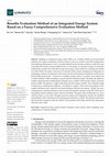 Research paper thumbnail of Benefits Evaluation Method of an Integrated Energy System Based on a Fuzzy Comprehensive Evaluation Method