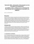 Research paper thumbnail of Horizonte 2034 ¿Innovación o Desconexión con los Principios de la Educación? Un análisis crítico y reflexivo