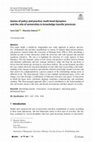 Research paper thumbnail of Games of policy and practice: multi-level dynamics and the role of universities in knowledge transfer processes