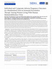Research paper thumbnail of Individual and Composite Adverse Pregnancy Outcomes in a Randomized Trial on Isoniazid Preventative Therapy Among Women Living With Human Immunodeficiency Virus