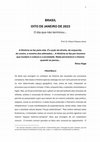 Research paper thumbnail of BRASIL OITO DE JANEIRO DE 2023 O dia que não terminou