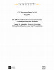Research paper thumbnail of CEP Discussion Paper No 812 July 2007