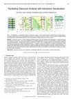 Research paper thumbnail of Facilitating Discourse Analysis with Interactive Visualization