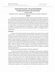 Research paper thumbnail of Exponential Humanity: Overcoming Challenges to Sanity and Survival in the 21st Century 