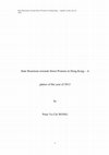 Research paper thumbnail of State Reactions towards Street Protests in Hong Kong – A glance of the year of 2012