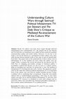 Research paper thumbnail of Understanding Culture Wars through Satirical/Political Infotainment TV: Jon Stewart and The Daily Show's Critique as Mediated Re-enactement of the Culture War