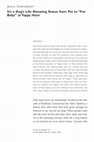 Research paper thumbnail of It's a Dog's Life: Elevating Status from Pet to "Fur Baby" at Yappy Hour